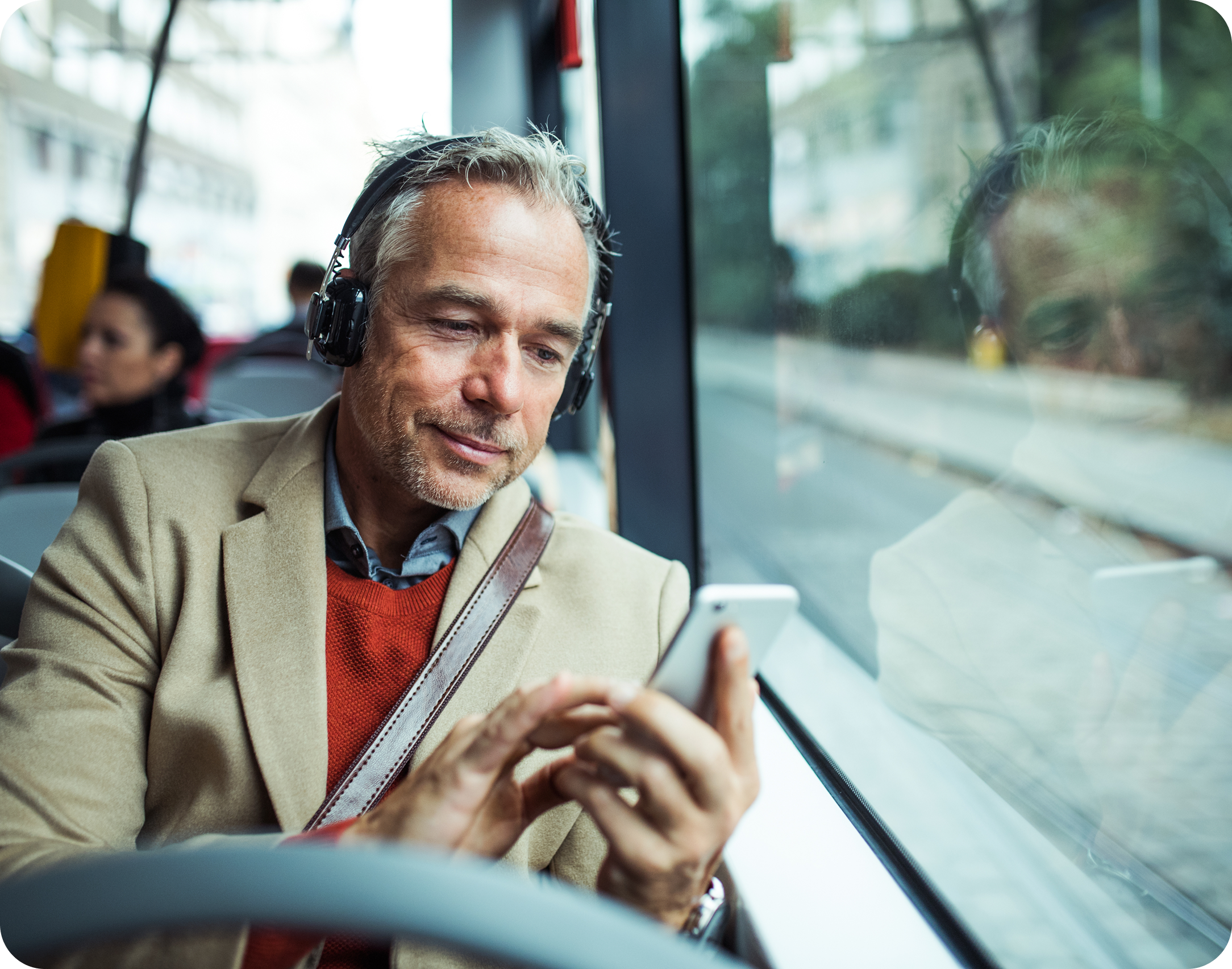 Monsieur dans le bus
