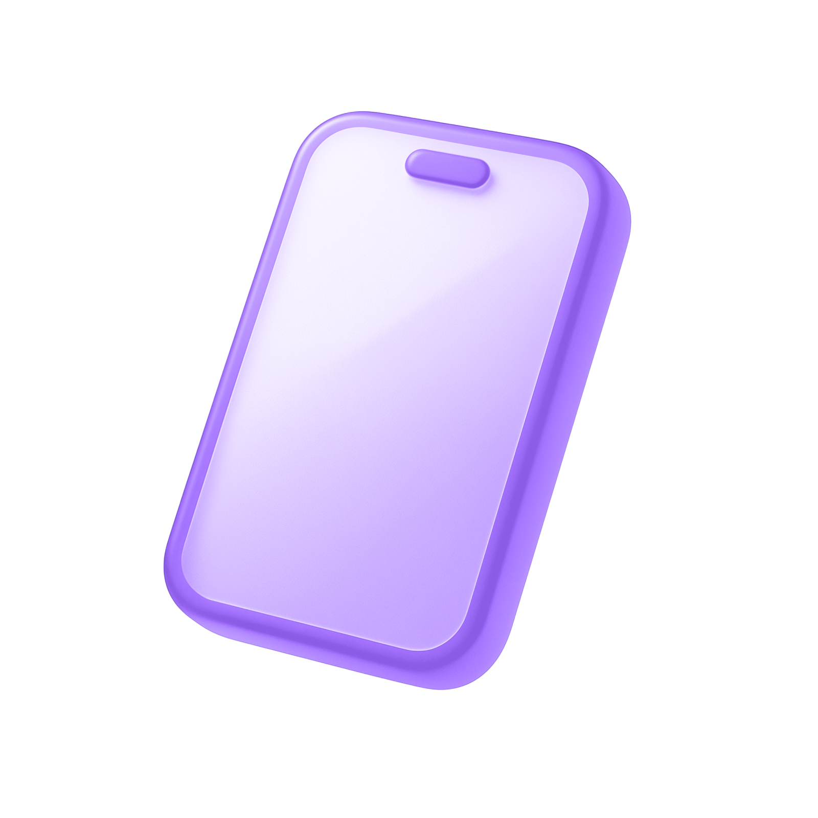 purple smartphone icon