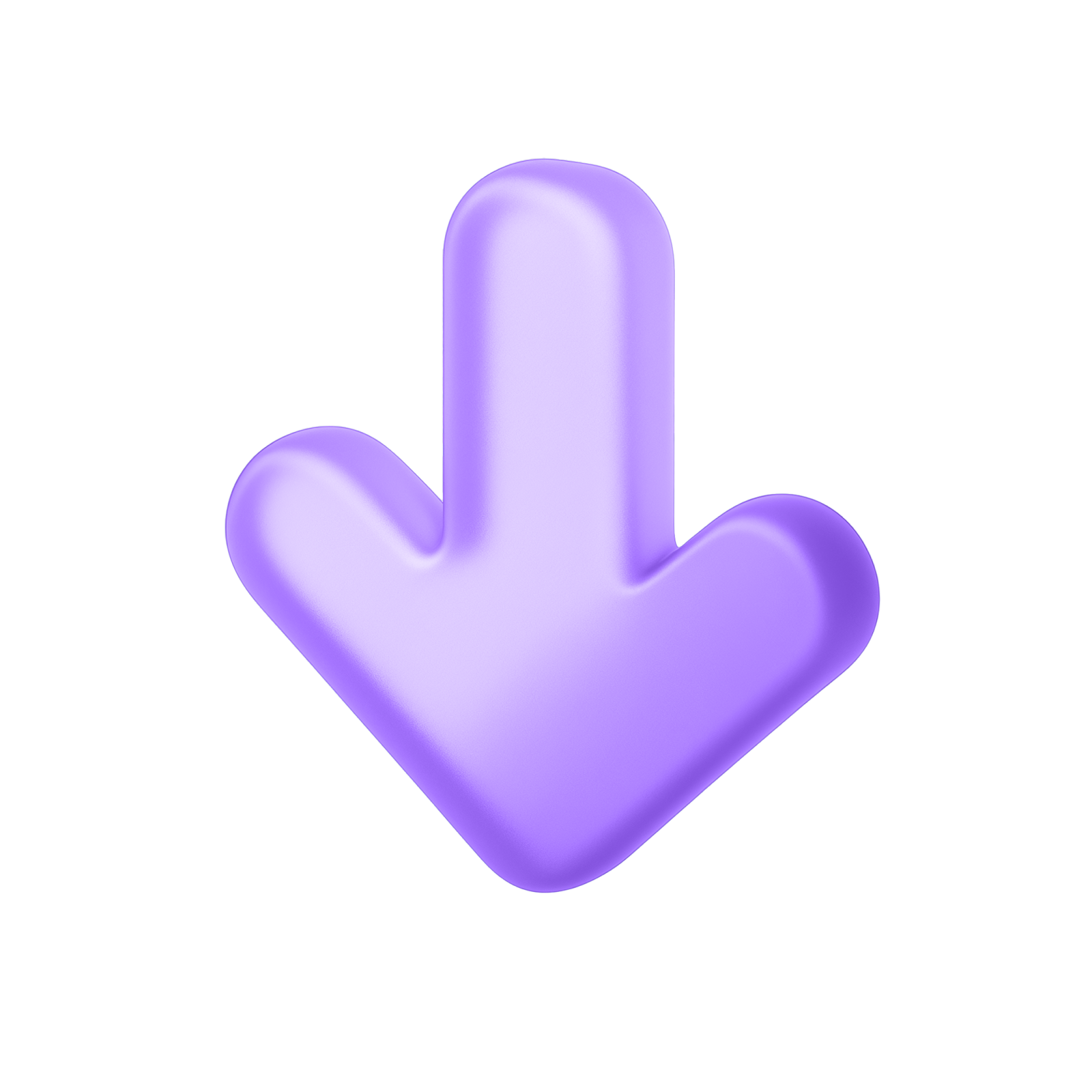 down arrow purple icon